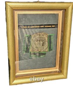 RARE Confederate Civil War Breastplate, South Carolina Palmetto Tree State Seal