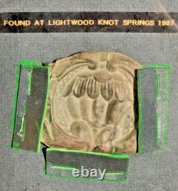 RARE Confederate Civil War Breastplate, South Carolina Palmetto Tree State Seal