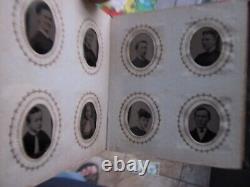 RARE, LARGE Gem Size Leather Tintype Album, Civil War, GIFT
