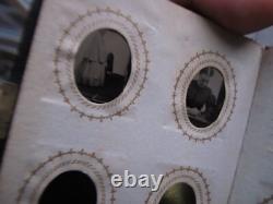 RARE, LARGE Gem Size Leather Tintype Album, Civil War, GIFT