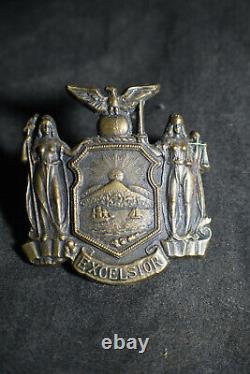 RARE New York State Excelsior Brigade Badge
