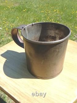 RIDICULOUSLY RARE CIVIL WAR CAM 530 OFFICIAL ENLISTED MAN MUG WithWIRED HANDLE fk