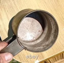 RIDICULOUSLY RARE CIVIL WAR CAM 530 OFFICIAL ENLISTED MAN MUG WithWIRED HANDLE fk