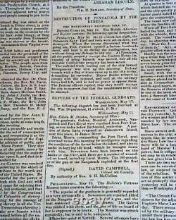 Rare ANTI-SLAVERY William Lloyd Garrison EMANCIPATION 1862 Civil War Newspaper