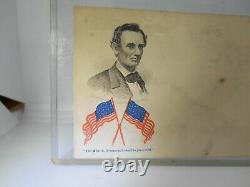 Rare Abraham Lincoln Patriotic Cover Civil War Union Must & Shall be Preserved