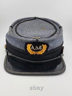 Rare American Post Civil War/ Indian Wars Officer's US Kepi Cap Hat. VG Cond