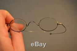 Rare Antique 1860s Civil War Era Eyeglasses Case Parker Spring Loaded Glass