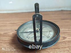 Rare Antique ELLIOTT BROTHER'S big dial needle compass Strand London year 1857