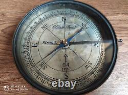 Rare Antique ELLIOTT BROTHER'S big dial needle compass Strand London year 1857