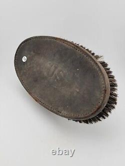 Rare Antique OriginUS CIVIL WAR Horse Grooming Brush -Primitive Natural Bristle