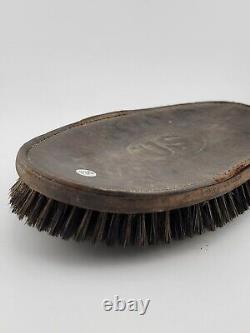 Rare Antique OriginUS CIVIL WAR Horse Grooming Brush -Primitive Natural Bristle