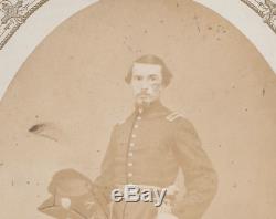 Rare Antique Photo Civil War Photograph Michigan Cavalry Officer Sword Killed US