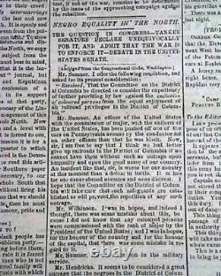 Rare CAPITAL OF THE CONFEDERACY Richmond VA Virginia Civil War 1864 Newspaper