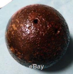 Rare CIVIL War 12 Pound Solid Cannonball Found In Northern Virginia Found