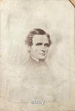 Rare! CIVIL War Confederate President Jefferson Davis 1861 CDV Photo