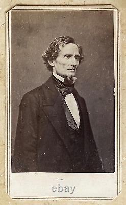 Rare! CIVIL War Confederate President Jefferson Davis 1862 Brady Neg. CDV Photo