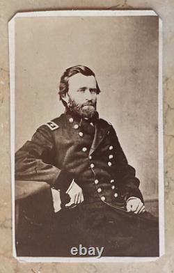 Rare! CIVIL War General U. S. Grant (ulysses S. Grant) CDV Photo 1863