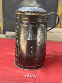 Rare CIVIL War Hospital Soup Warmer Tin Hand Decorated Great Condition