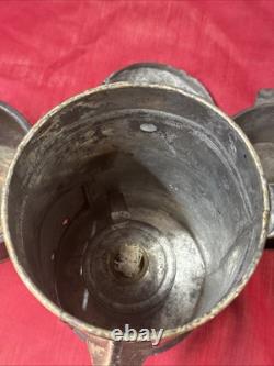 Rare CIVIL War Hospital Soup Warmer Tin Hand Decorated Great Condition