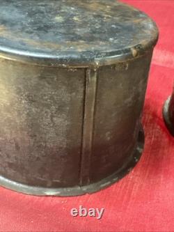Rare CIVIL War Hospital Soup Warmer Tin Hand Decorated Great Condition
