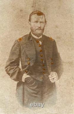 Rare! CIVIL War Lt. General U. S. Grant (ulysses S. Grant) CDV Photo 1864