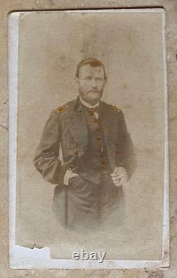 Rare! CIVIL War Lt. General U. S. Grant (ulysses S. Grant) CDV Photo 1864