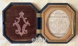 Rare! CIVIL War Octagon Shape 1/6 Plate Tintype /ambrotype Union Case 1861