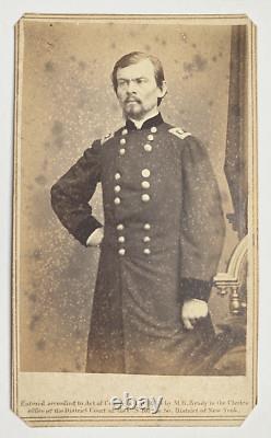 Rare! CIVIL War Union Major General Franz Sigel CDV Brady Photo 1863