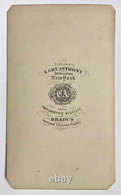 Rare! CIVIL War Union Major General Franz Sigel CDV Brady Photo 1863