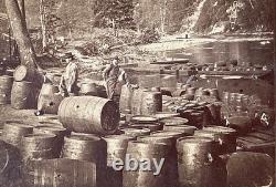 Rare! CIVIL War Union Story Farm Oil Field 1864 Stereoview Photo