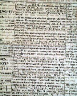 Rare CONFEDERATE Civil War Winston NC North Carolina 1861 Southern Old Newspaper