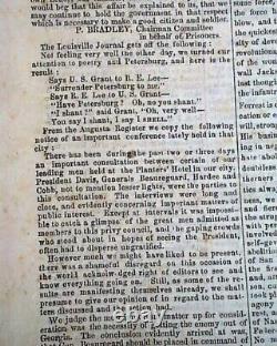 Rare CONFEDERATE Houston TX Texas with Jefferson Davis Civil War 1864 Newspaper