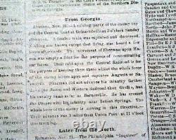 Rare CONFEDERATE Raleigh NC North Carolina CIVIL WAR Nearing End 1864 Newspaper