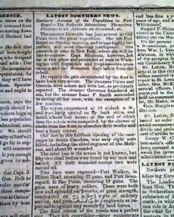 Rare CONFEDERATE STRONGHOLD Memphis TN Tennessee Civil War 1861 Old Newspaper