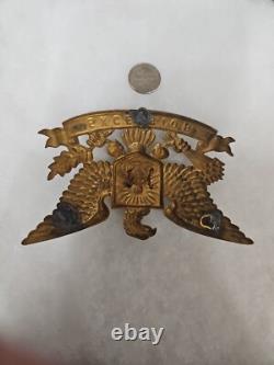 Rare Civil War 13th Helmet Plate