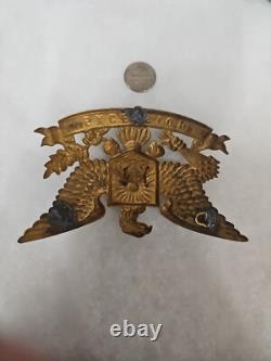 Rare Civil War 13th Helmet Plate