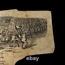 Rare Civil War Abe Lincoln Union We Are Coming, Father Abra'am Printed Poem