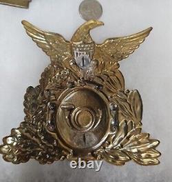 Rare Civil War Infantry Eagle Plate Mint Condition
