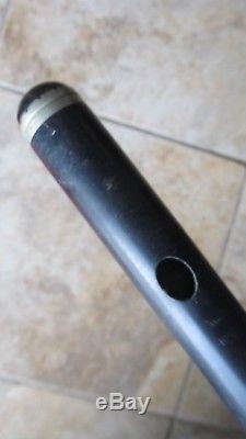 Rare Civil War MARKED & DATED 1862 US Issue Ebony Fife, Piccolo, Musician, GIFT