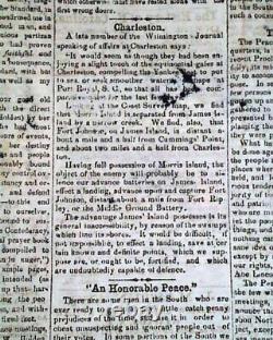 Rare Confederate Civil War Winston NC North Carolina 1863 Southern old Newspaper