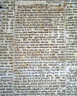 Rare Confederate Civil War Winston NC North Carolina 1863 Southern old Newspaper