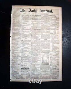 Rare Confederate Port City of Wilmington North Carolina Civil War 1861 Newspaper