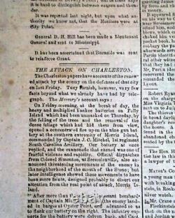 Rare Confederate Post Battle of Gettysburg & More 1863 Civil War South Newspaper