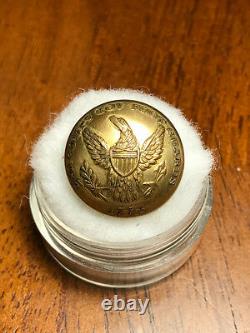 Rare Connecticut 2nd Company Governors Foot Guards Civil War Coat Button