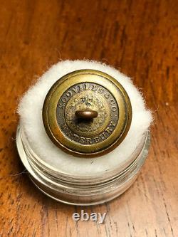 Rare Connecticut 2nd Company Governors Foot Guards Civil War Coat Button