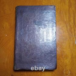 Rare Genuine Civil War Relic Fort Monroe 1864 Prayer Book Inscribed with Quill