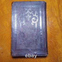 Rare Genuine Civil War Relic Fort Monroe 1864 Prayer Book Inscribed with Quill