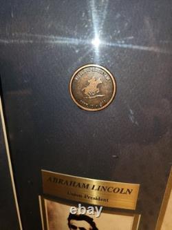 Rare Historic Military Civil War Bullet Display with Certificate of Authenticity