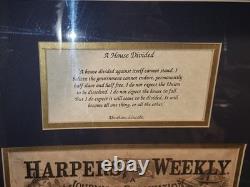 Rare Historic Military Civil War Bullet Display with Certificate of Authenticity