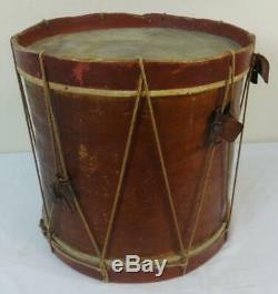 Rare Identified Union Civil War Drum withWorsted Strap & Drumsticks & Photograph
